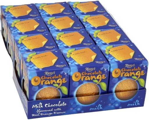 12 x Terry's Orange Milk Chocolate Box 157G
