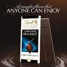 Lindat Excellence Touch Of Sea Salt Chocolate Bar 100G