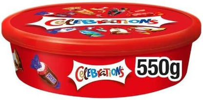 Celebrations Chocolate Tub 550G Chocolate Sharing Tub Perfect For Any Occasion 2024