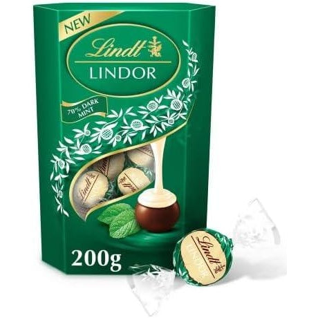 Lindt Lindor Dark Mint Chocolate Truffles 200g