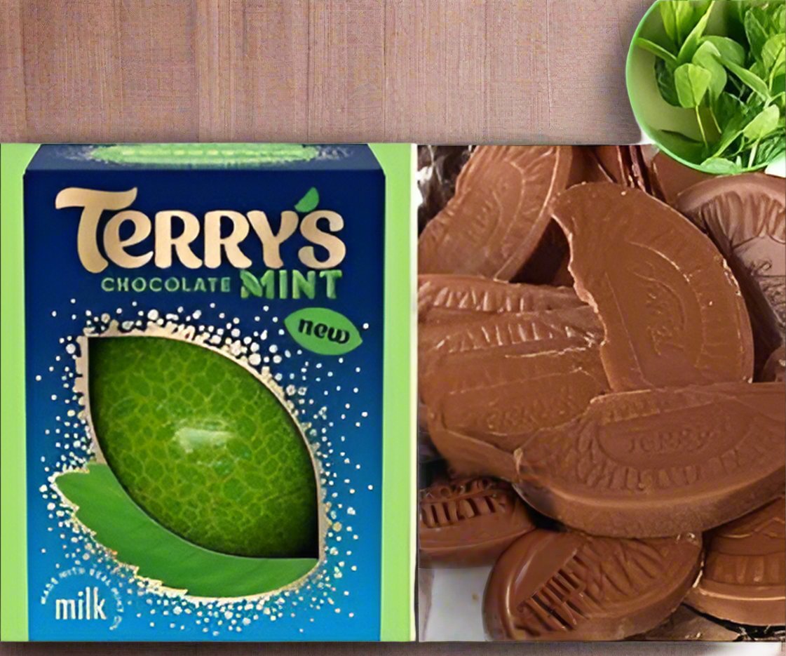 12 x Terry's Mint Milk Chocolate 145g