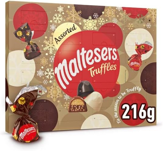 Maltesers Assorted Chocolate Truffles Advent Calendar 216G