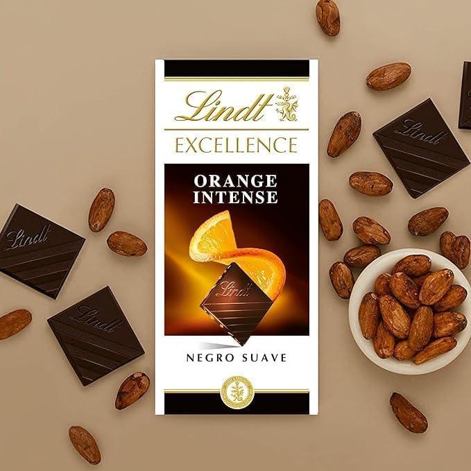 Lindat Excellence Dark Orange Intense Chocolate Bar 100G