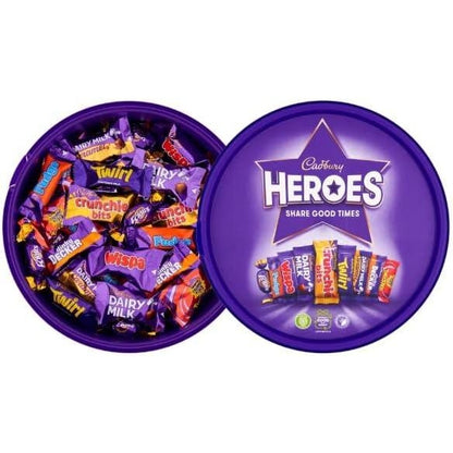 Heroes Chocolate Tub 550G Chocolate Sharing Tub Perfect For Any Occasion 2024