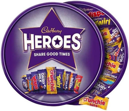 Heroes Chocolate Tub 550G Chocolate Sharing Tub Perfect For Any Occasion 2024