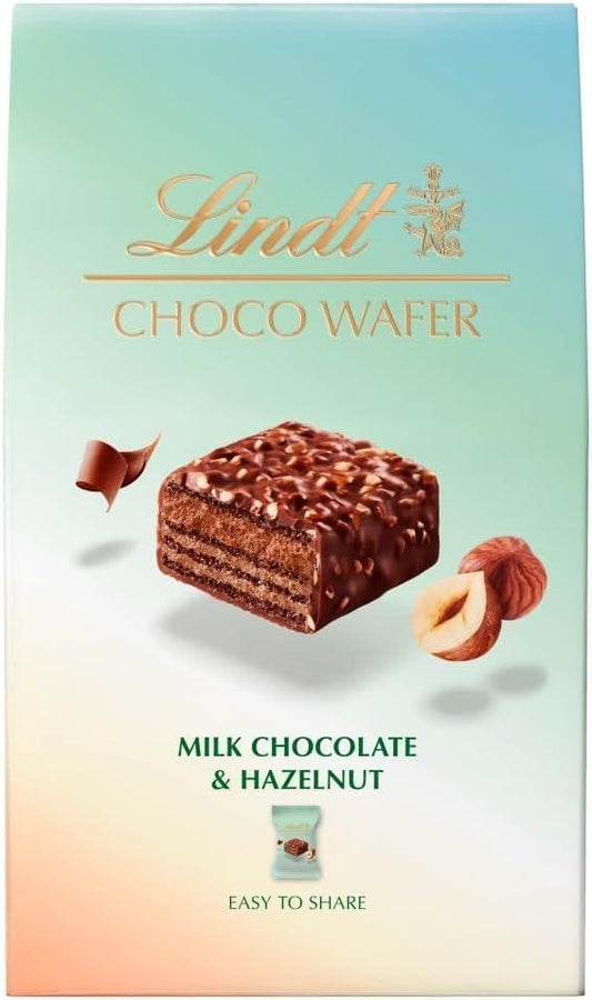 Lindat Milk Chocolate & Hazelnut Choco Wafers 135G