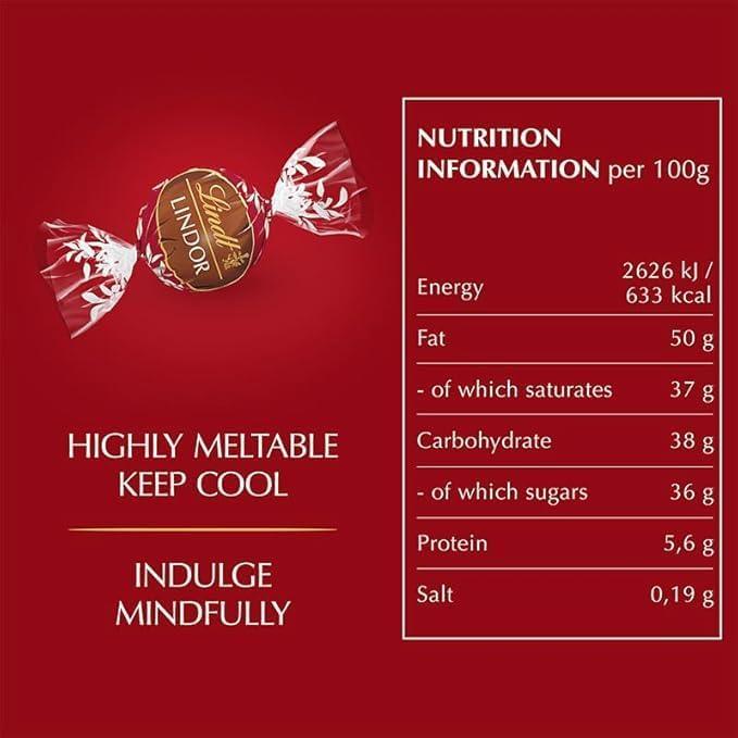 Lindt Lindor Double Chocolate Truffles 200G