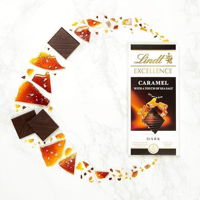 Lindat Excellence Caramel With Touch Of Sea Salt 100G