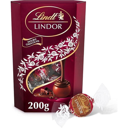 Lindt Lindor Double Chocolate Truffles 200G