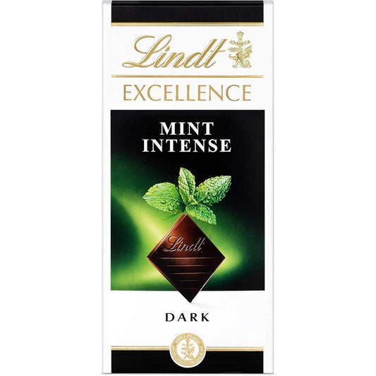 Lindat Excellence Mint Iintense Chocolate Bar 100G