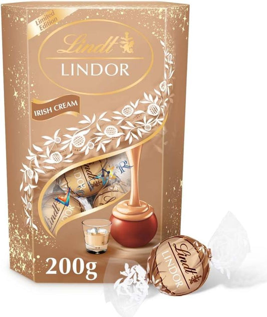 Lindt Lindor Irish Cream Milk Chocolate Truffles 200G