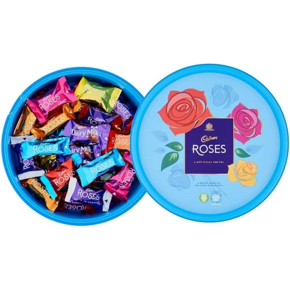 Cadbury Roses Tub Milk Chocolates Assortment, 550g