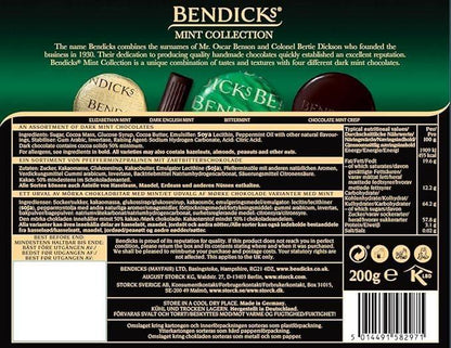 Bendicks Mint Collection Boxed Chocolates 200G