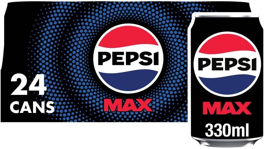 Pepsi Max No Sugar Cola Cans 24 x 330ml