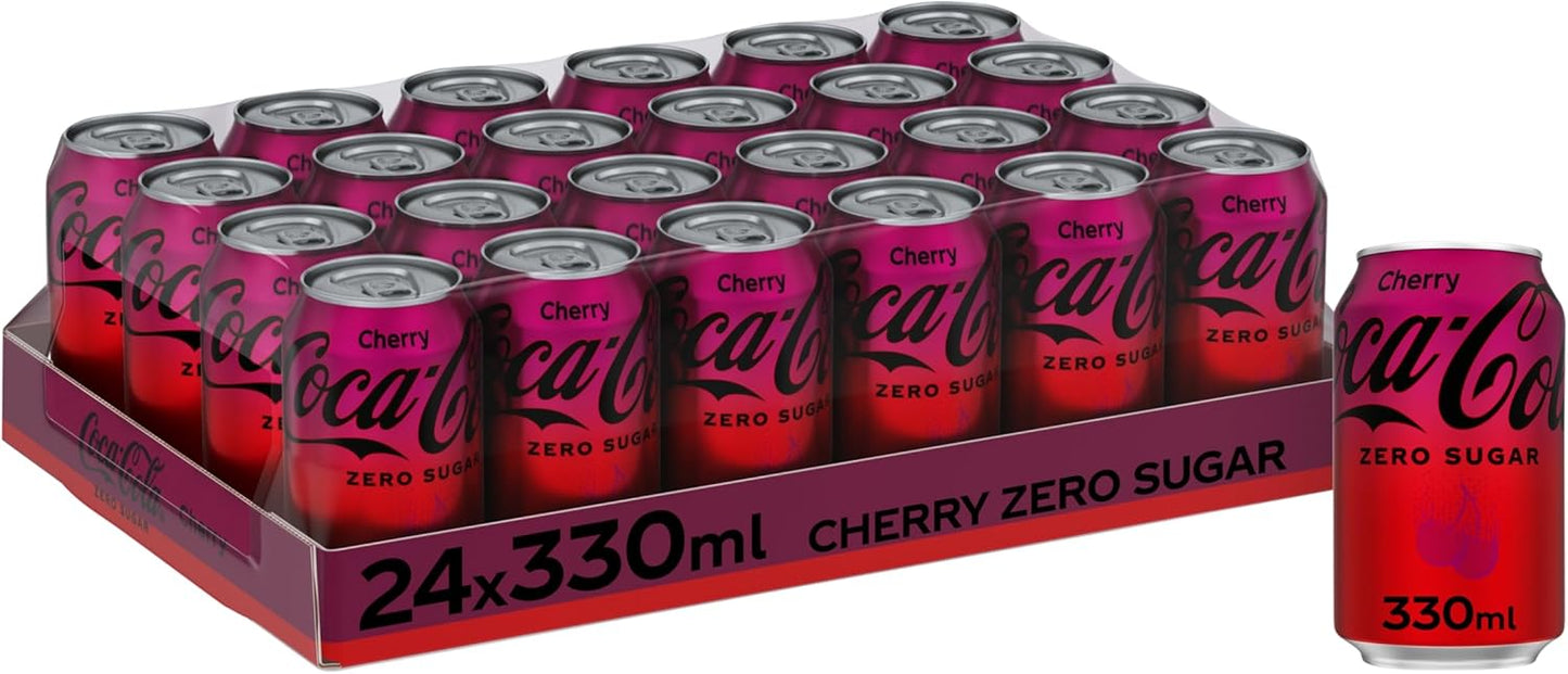 Coca-Cola Zero Sugar Cherry 24 x 330 ml