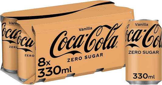 Coca-Cola Zero Sugar Vanilla 8 x 330 ml