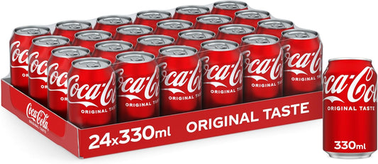 Coca-Cola Original Taste 24 x 330ml Cans