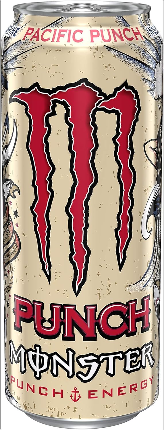 Monster Pacific Punch Cans, 12 x 500 ml